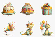 Whimsical kids birthday Celebration, an Illustration by CreationArt (Thumbnail 7 of 7)