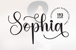 Sophia Script Font