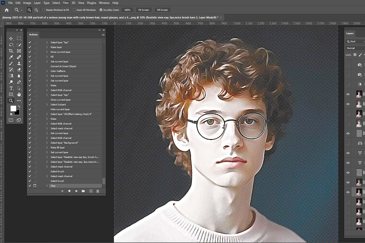 Comic Oil Paint Photoshop Action, a Brushes & More by MRI STUDIO (Photo 8 of 20)