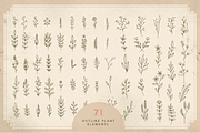 Tiny Botanicals | Wild Flowers Pack, an Illustration by GRPXSTORE (Thumbnail 3 of 7)