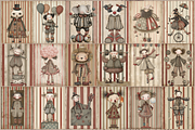 Vintage Gothic Circus Junk Journals, an Illustration by Print Haven Mochi Vintage (Thumbnail 5 of 12)
