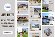9 Just Listed Real Estate Templates, a Social Media Template by TemplatePlus.net (Thumbnail 1 of 7)
