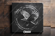 Flying Raven Mysterious Dark Circle, a Background Graphic by LaseredNinja (Thumbnail 4 of 7)