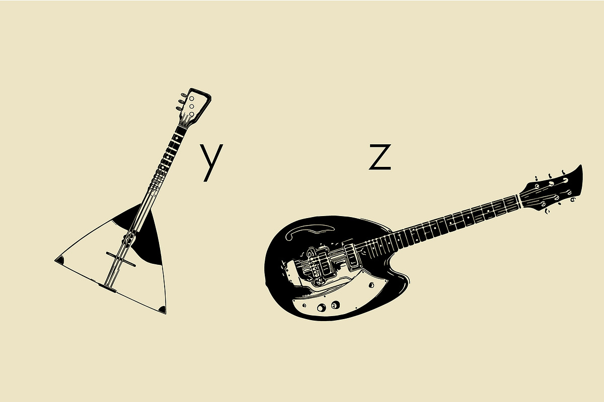 Music Instruments Dingbats Font