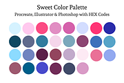 Color Palettes Procreate Illustrator, a Palette Add-On by Atelier Fem (Thumbnail 3 of 12)