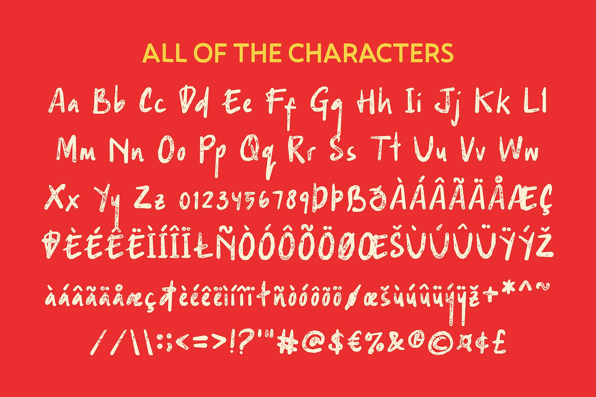 CS Damita Stamp, a Handwritten Font by Craft Supply Co. (Photo 8 of 8)