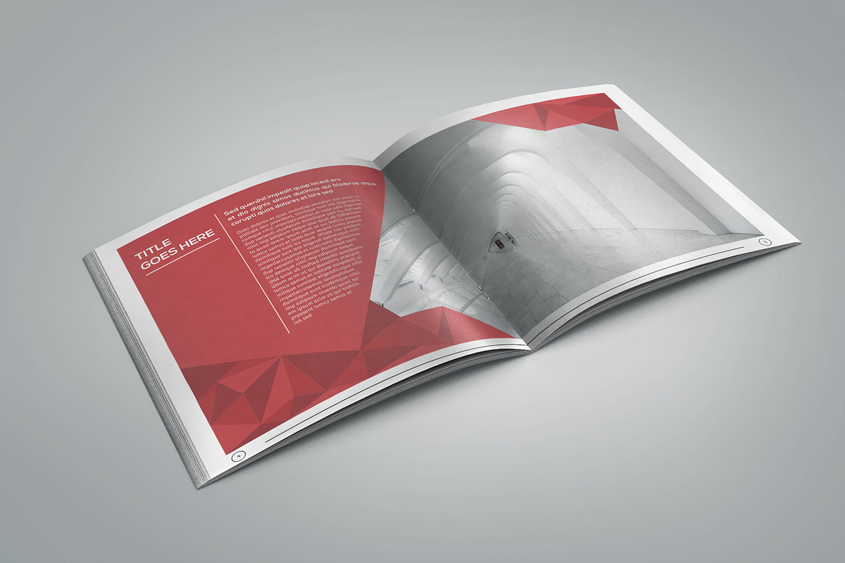 Architecture Square Bifold Brochure, a Brochure Template by retrographix (Photo 3 of 11)