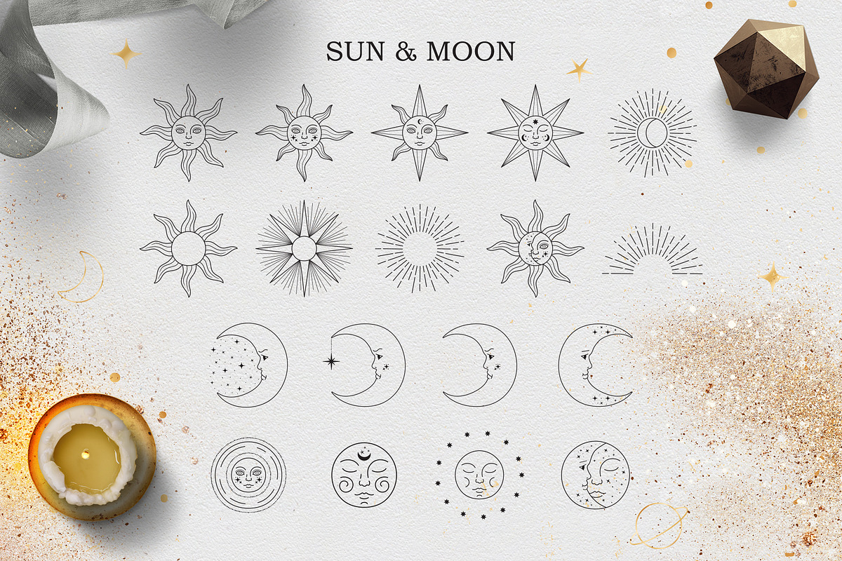 Zodiac signs and constellations, an Illustration by NatalieArtShop (Photo 5 of 16)