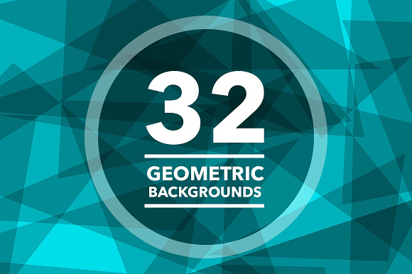(SALE) 32 Geometric Backgrounds preview 6