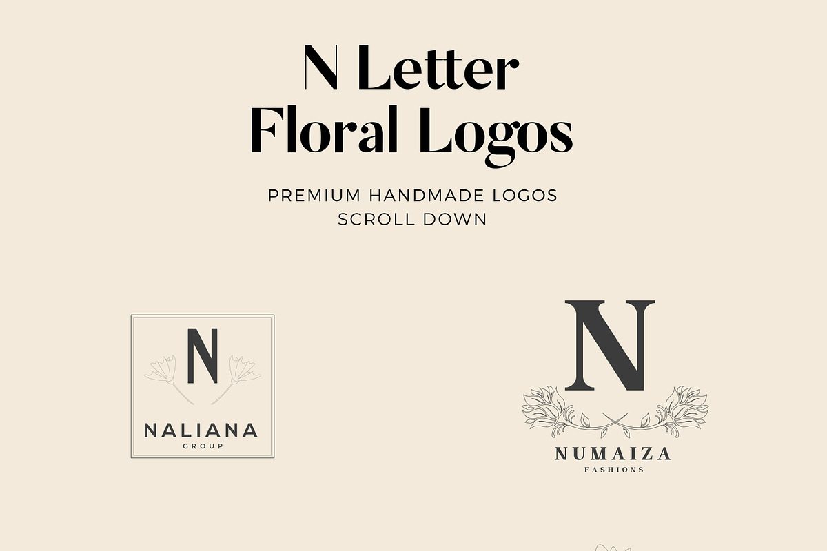 520 A to Z Floral Logos Bundle, a Branding & Logo Template by AN Productions (Photo 108 of 223)
