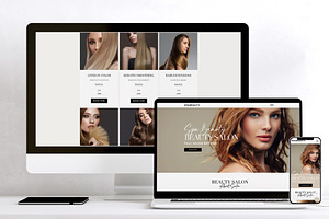 Wix Hair Beauty Salon Template