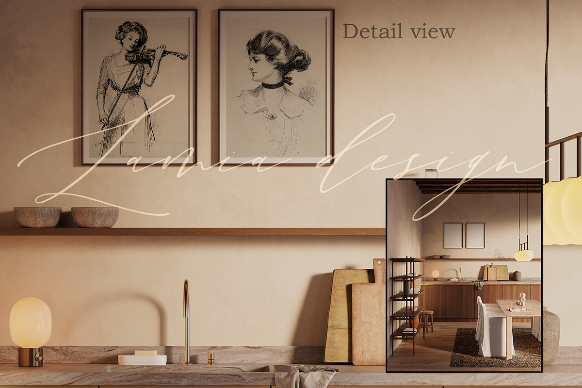 NAPLES Interior & Frame Mock-up, a Household Mockup by LAMIA DESIGN (Photo 4 of 16)