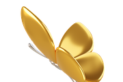 Cute 3D golden Butterflies icons, an Animal 3D Model by Hannet (Thumbnail 5 of 5)