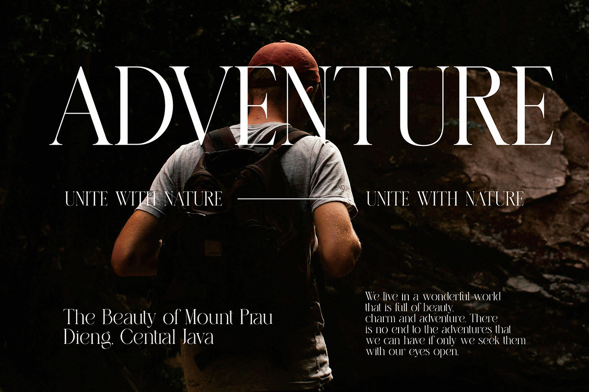 Qullary Modern Serif Typeface, a Serif Font by Alfinart (Photo 3 of 8)