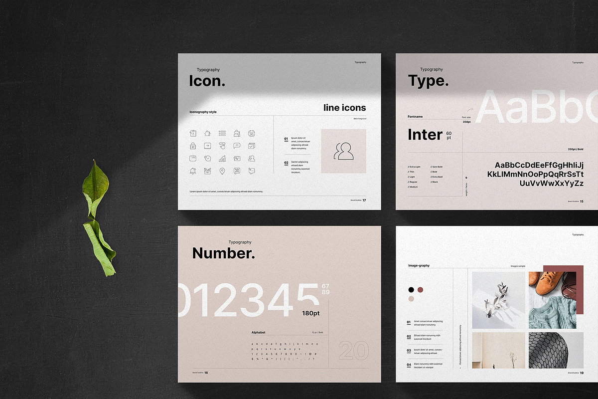 Minimal Brand Guideline, a Brochure Template by Studio Elevate (Photo 3 of 21)