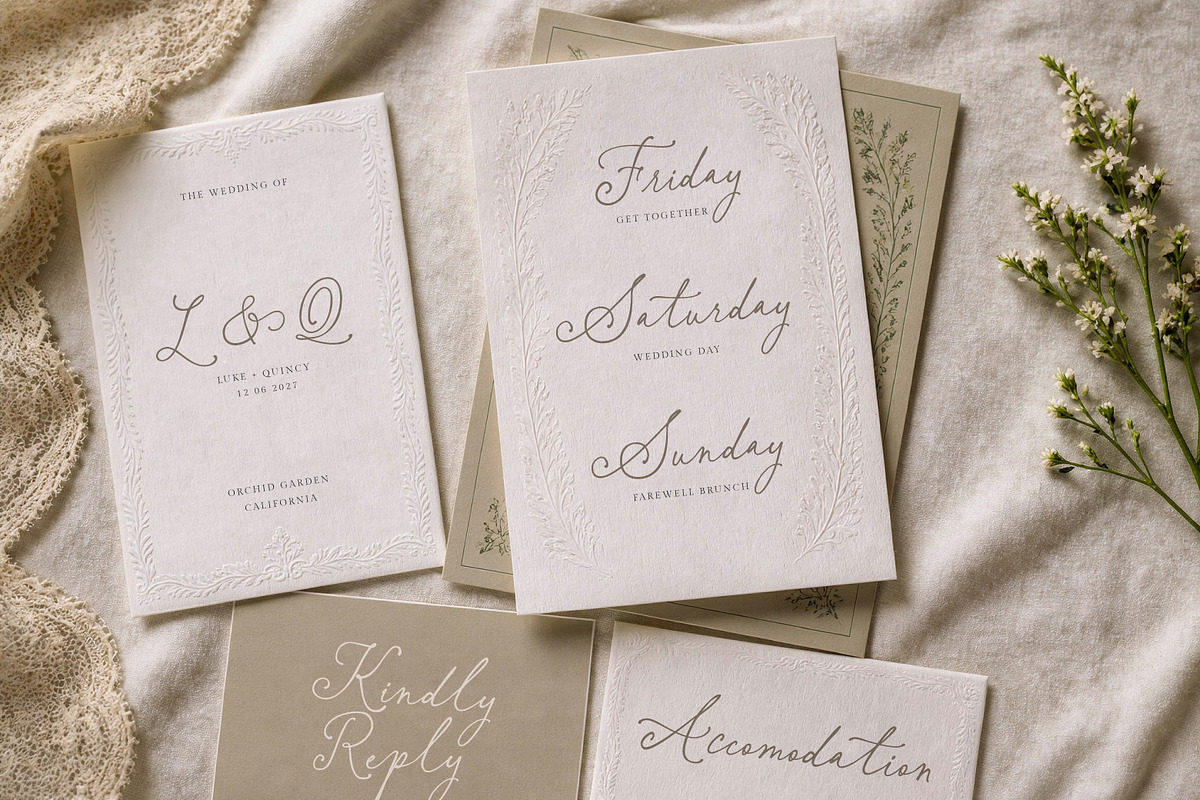Betris & Daniel | Wedding Font, a Script Font by Ef Studio (Photo 4 of 19)