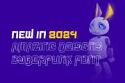 Revoinex - Futuristic Display Font, a Sans Serif Font by Dhabee (Thumbnail 4 of 9)