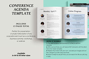 Conference Agenda Canva Template v3, a Magazine Template by 3.14&Co (Thumbnail 2 of 8)