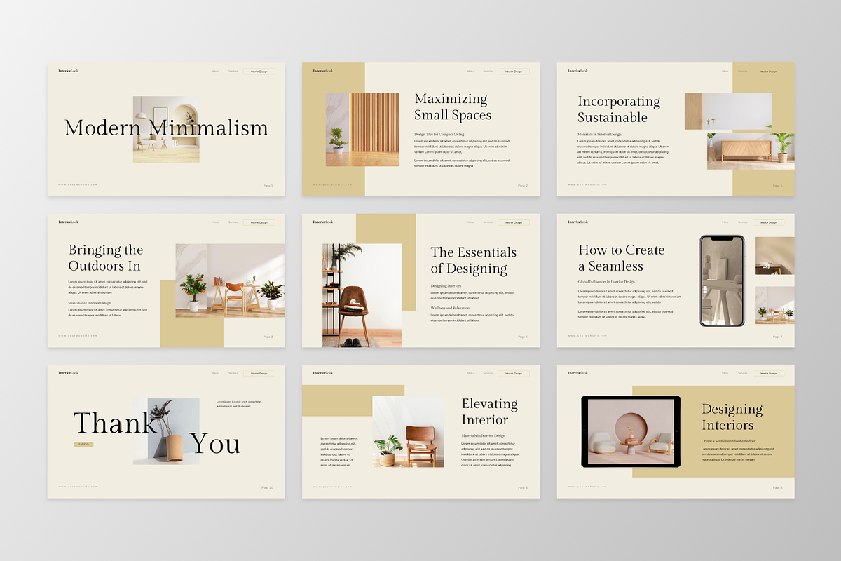 Modern Minimalism - Interior, a Presentation Template by GraphauseProject (Photo 5 of 6)