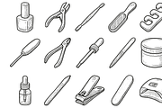 Nail Care Tools, an Object Graphic by nikagraphic (Thumbnail 2 of 3)