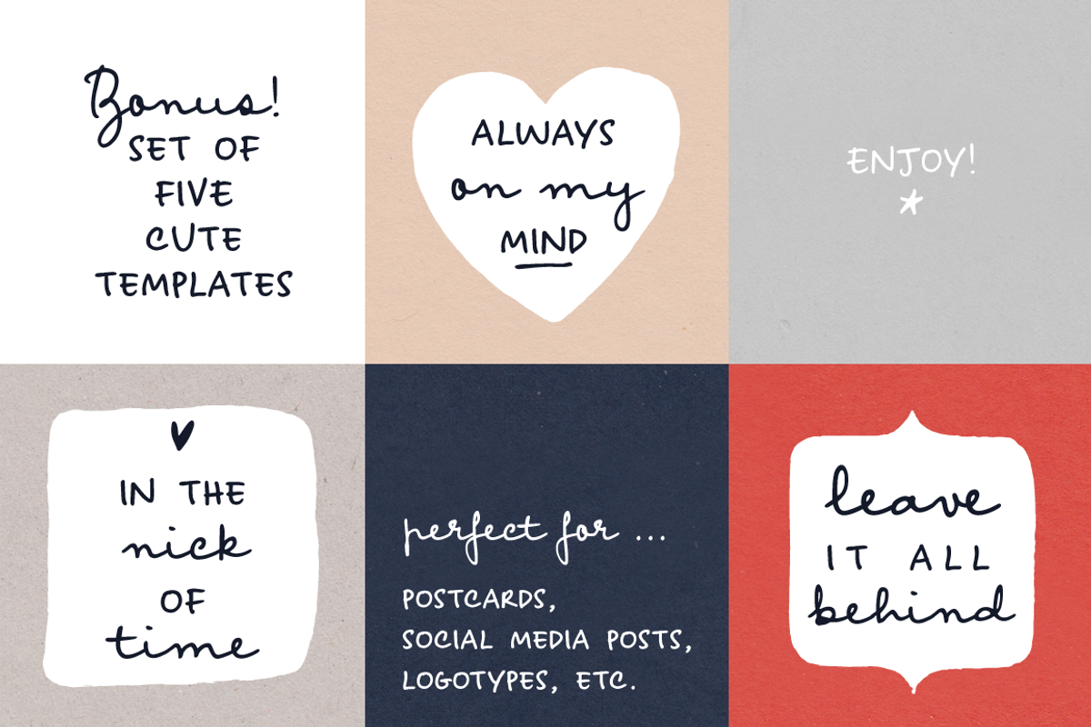 Something Exquisite script font, a Script Font by Ana's Fonts (Photo 9 of 9)