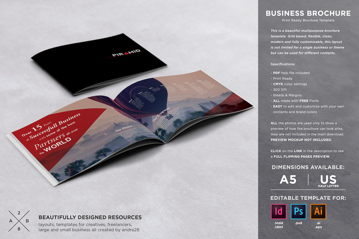 Business Brochure Template, a Brochure Template by Andre28 (Photo 1 of 5)
