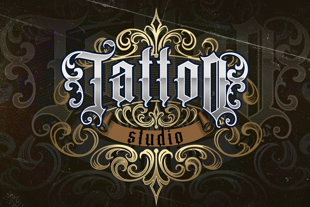 Artgravis Modern Blackletter, a Blackletter Font by dansdesign (Photo 7 of 7)