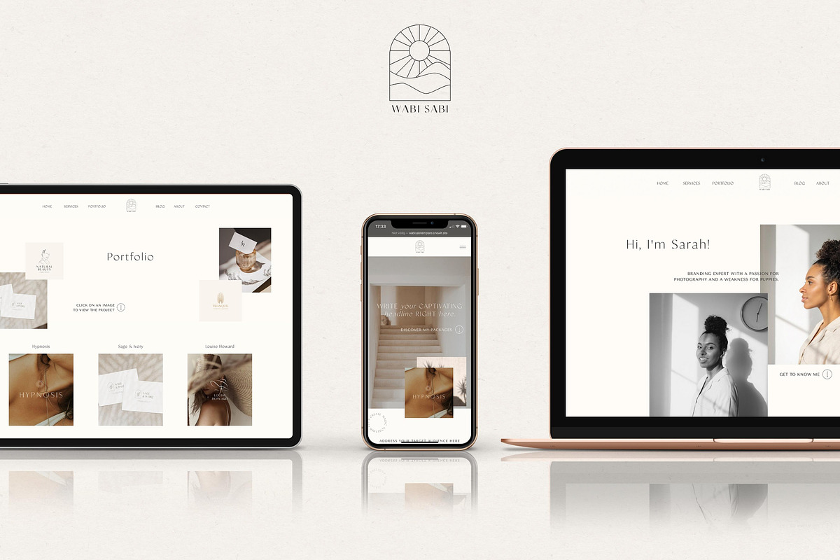 Minimal Showit Website Template, a Websites & App Template by Wonderlik Webdesign (Photo 2 of 4)