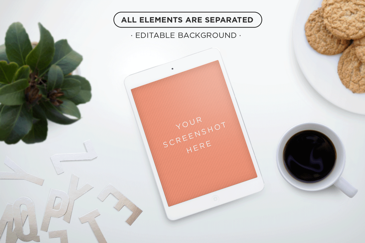 White Devices Mockup, an iPhone Mockup by tomodachi studio (Photo 2 of 5)