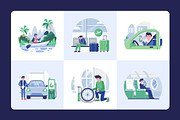 Animated Transport Illustration Art, a Transportation Illustration by Creative Stall (Thumbnail 4 of 5)