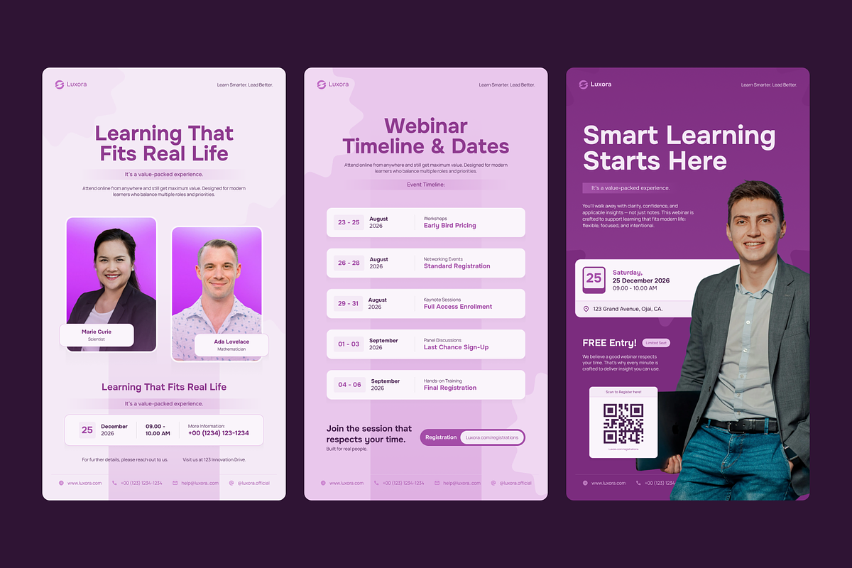 Luxora - Webinar Value Social Media, a Social Media Template by SLAB! Design (Photo 6 of 8)