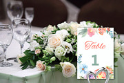 Floral Watercolor Wedding Suite, an Invitation Template by Love Design (Thumbnail 7 of 11)
