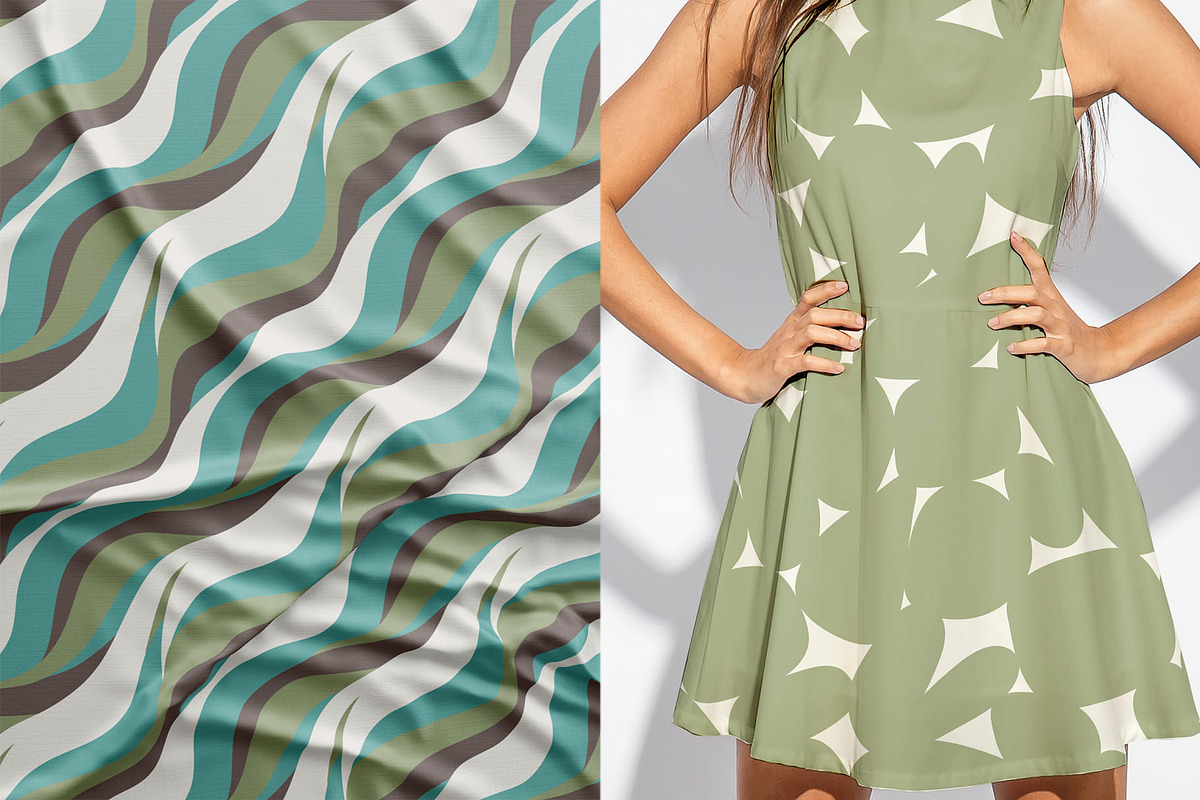 15 abstract patterns, a Pattern Graphic by pineart (Photo 4 of 5)