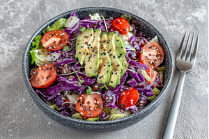 This summer salad is a green and, a Food & Drink Photo by ZinetroN