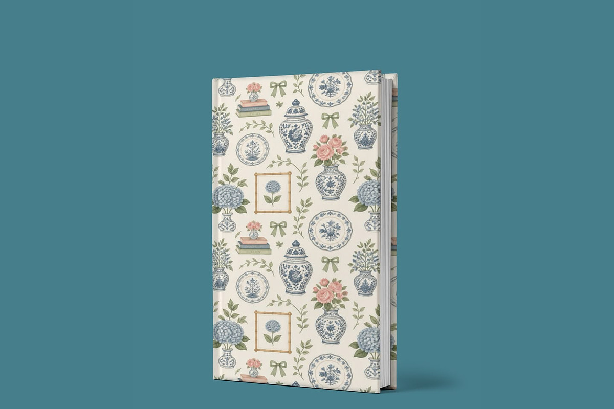 Chinoiserie Seamless Pattern, a Pattern Graphic by elif (Photo 6 of 9)