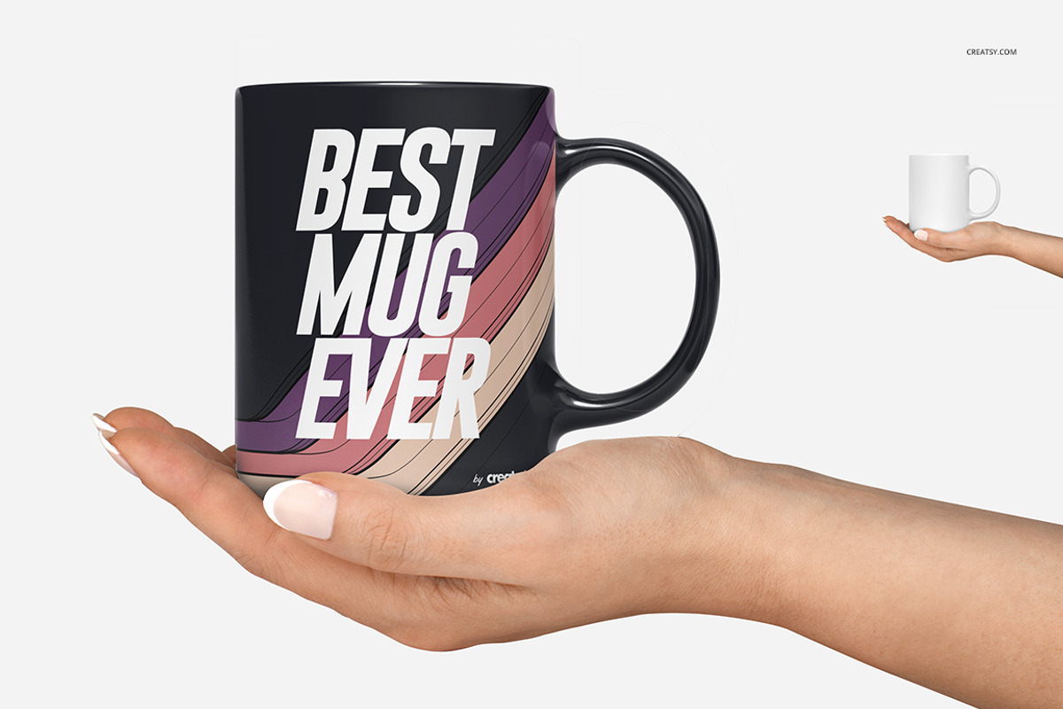 Mug Mockup Set 11 oz, a Cups & Container Mockup by creatsy5 (Photo 7 of 11)