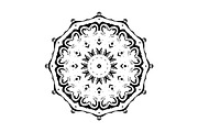 Ornamental Black White Mandala Pack, a Decorative Illustration by NJ Himel (Thumbnail 75 of 103)