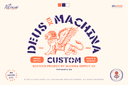 Malosala | Vintage Stamp Font, a Sans Serif Font by Illousa (Thumbnail 3 of 5)