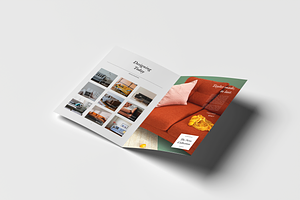 A4 Bifold Brochure Mockup Bundle 28