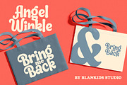Angel Winkle a Bouncy Bold Font, a Font by Blankids Studio (Thumbnail 11 of 12)