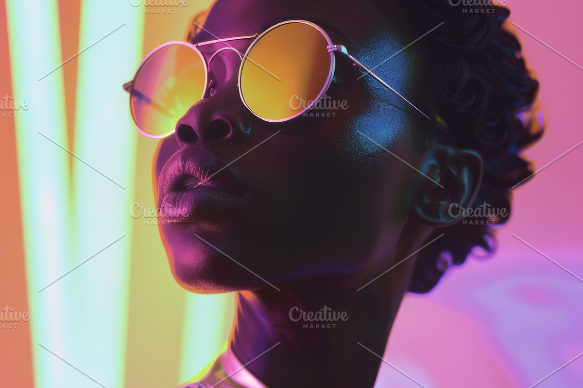 109 Fashion models in sunglasses, a Beauty & Fashion Photo by Handmadefont (Photo 26 of 113)