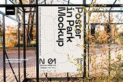 Poster Mockup - Autumn Scenery, an Advertising Mockup by creatsy5 (Thumbnail 1 of 3)