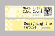 Yellow Minimal Linkedin Banner, a Social Media Template by Neermana (Thumbnail 4 of 4)