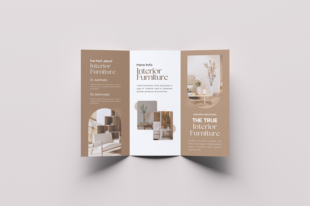Trifold Brochure Mockup, a Brochure Template by graphicstory (Photo 2 of 5)