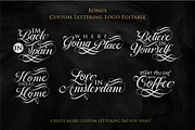 Ballegra Script Outline & Solid., a Script Font by typeline studio (Thumbnail 8 of 11)