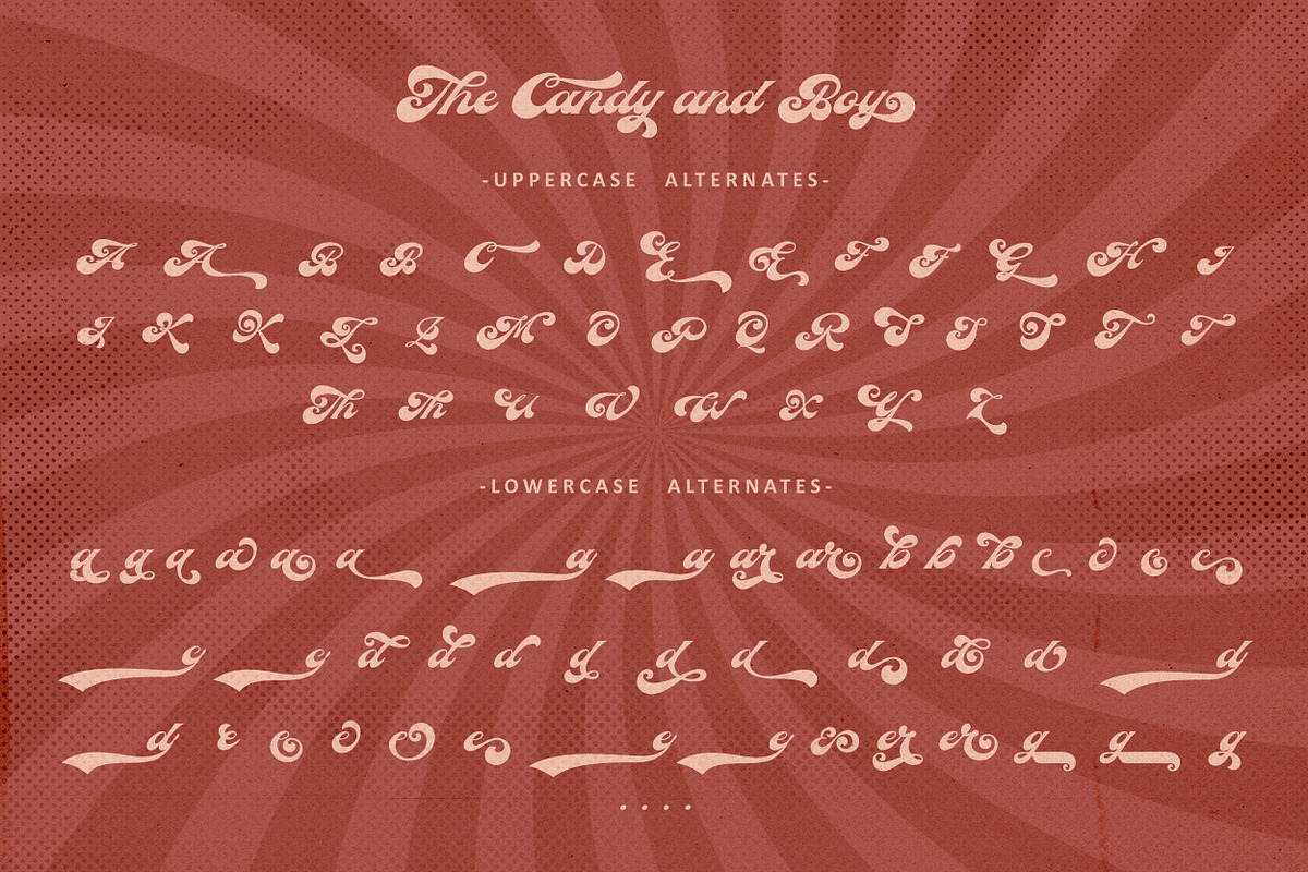 The Candy And Boy, a Serif Font by Allmostudio (Photo 10 of 13)