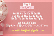 Retro Heart You - Love Heart Font, a Font by Airotype (Thumbnail 11 of 13)