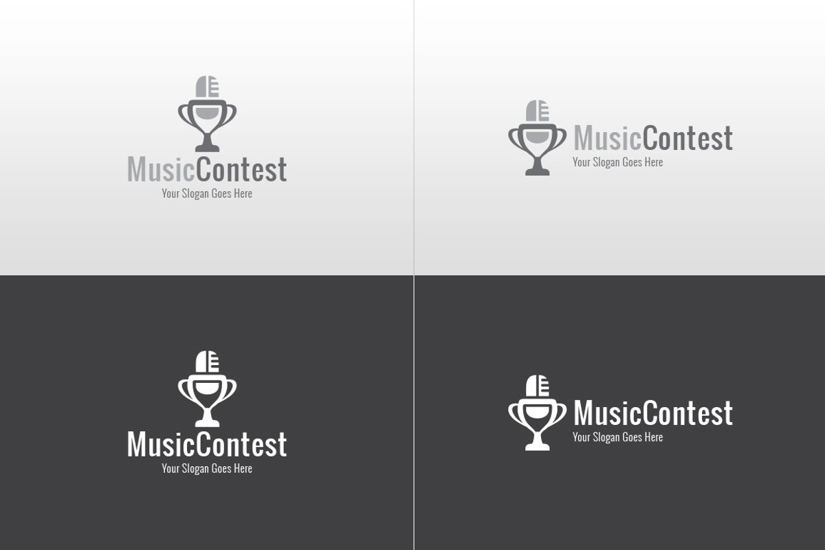 Music Contest Logo, a Branding & Logo Template by Dotnpix (Photo 5 of 5)