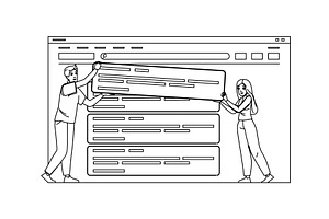 optimization search engine ranking, a Technology Illustration by pikepicture