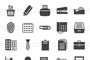 150 Office & Stationery Glyph Icons, an Outline Icon by IconBunny (Thumbnail 2 of 6)